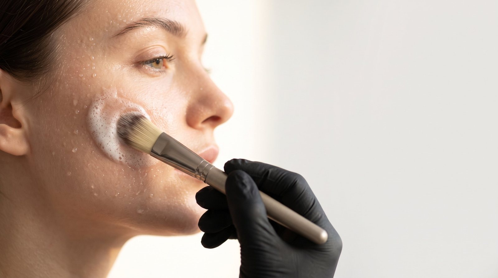Limpieza facial relajante